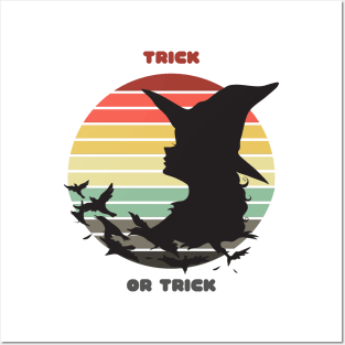 Sunset Witch /Trick or Trick Posters and Art